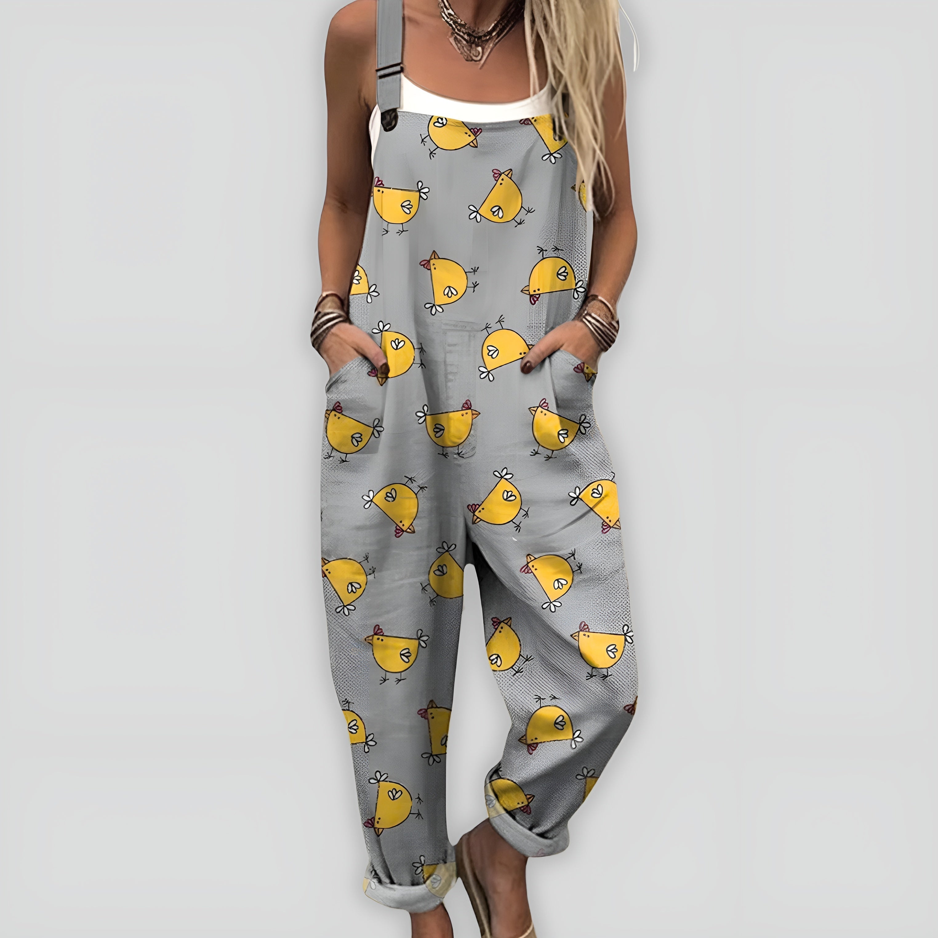 ANJA™ – STYLOWY KOMBINEZON O LUŹNYM KROJU